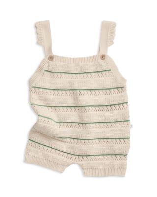 Unisex Striped Knit Playsuit - Baby by MORI