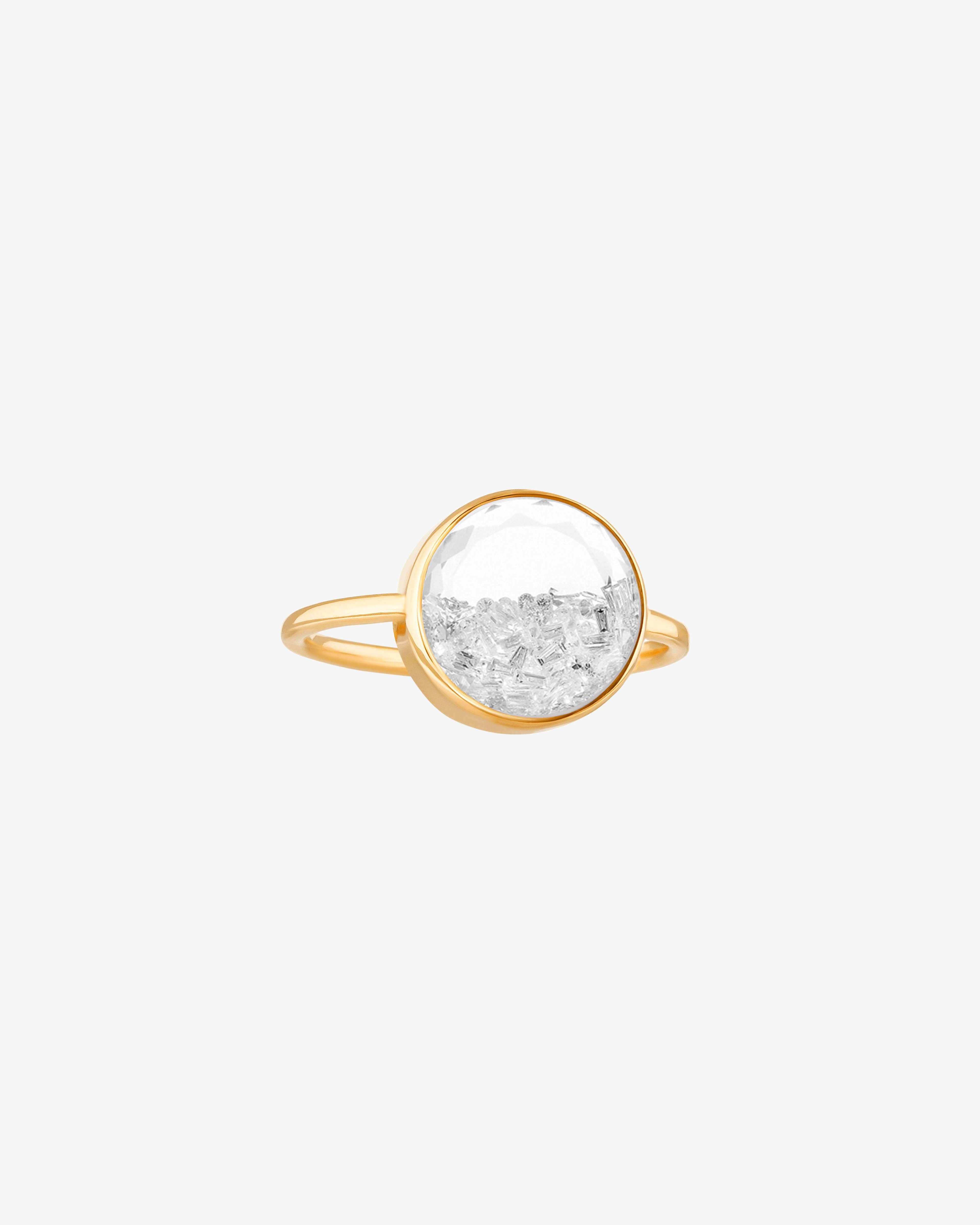 Moritz Glik - Women's Core 12 Ring - (Yellow Gold) by MORITZ GLIK