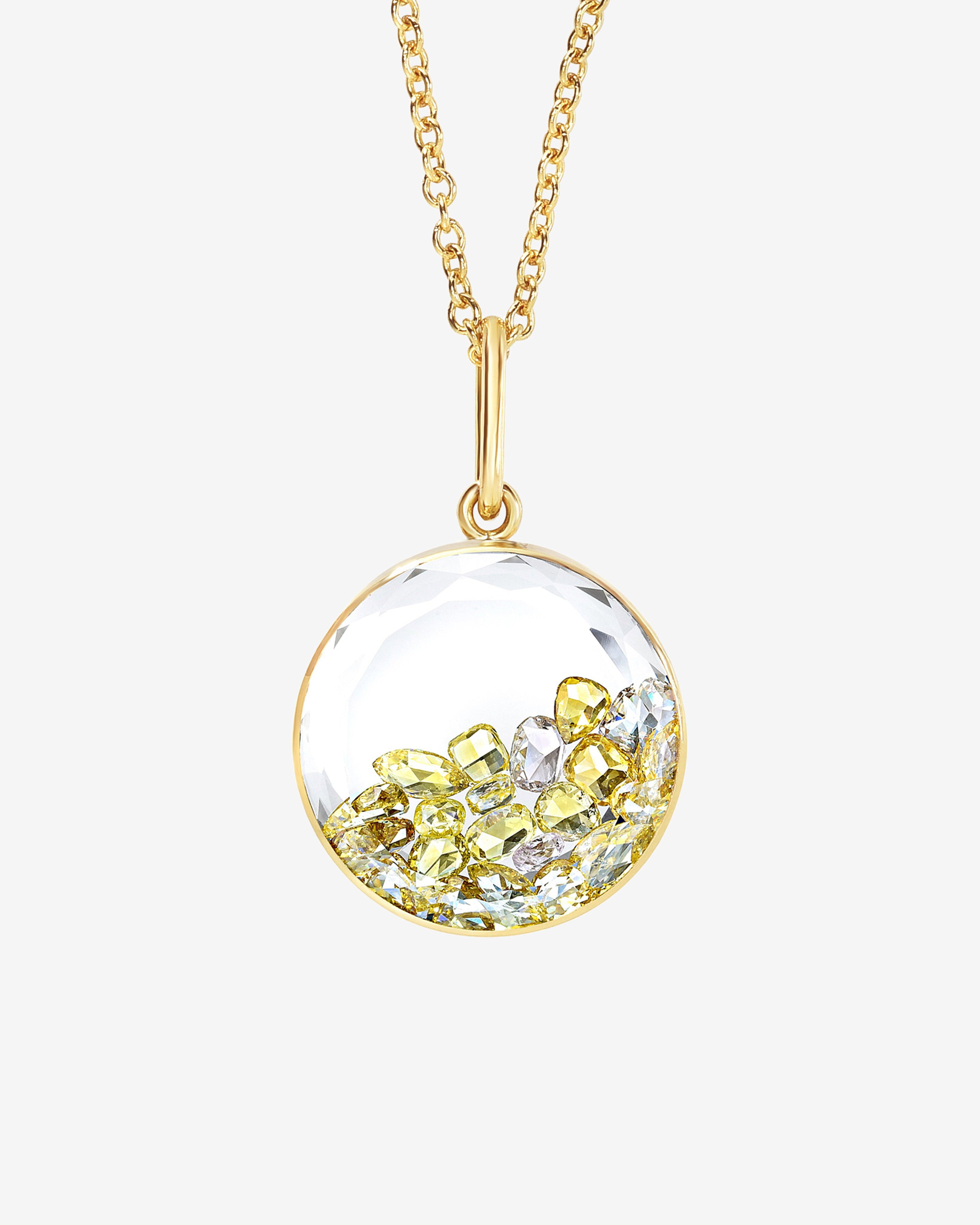 Moritz Glik - Women's Core 15 Necklace Yellow Rose - (Yellow Gold) by MORITZ GLIK
