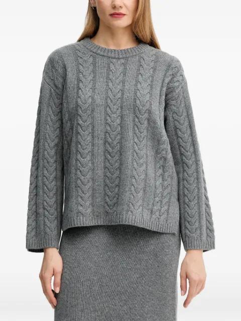 Bryndis cable-knit sweater by MOS MOSH