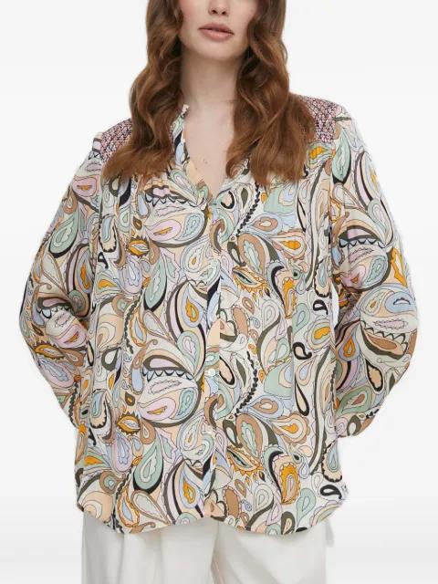 MMDetta Arzu paisley-print shirt by MOS MOSH