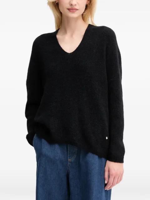 V-neck knitted top by MOS MOSH