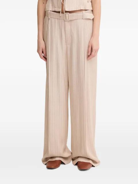 pinstripe trousers by MOS MOSH