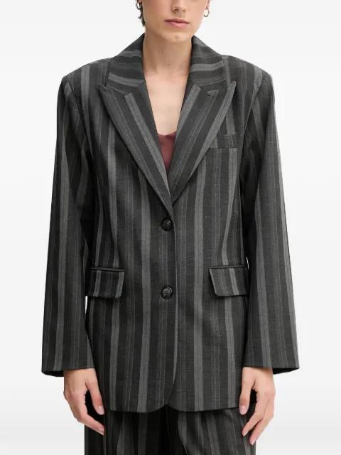 striped button blazer by MOS MOSH
