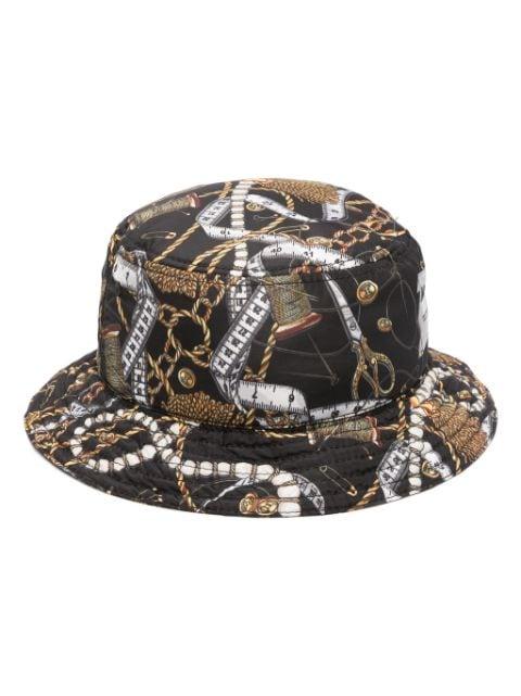 Barocco-print bucket hat by MOSCHINO