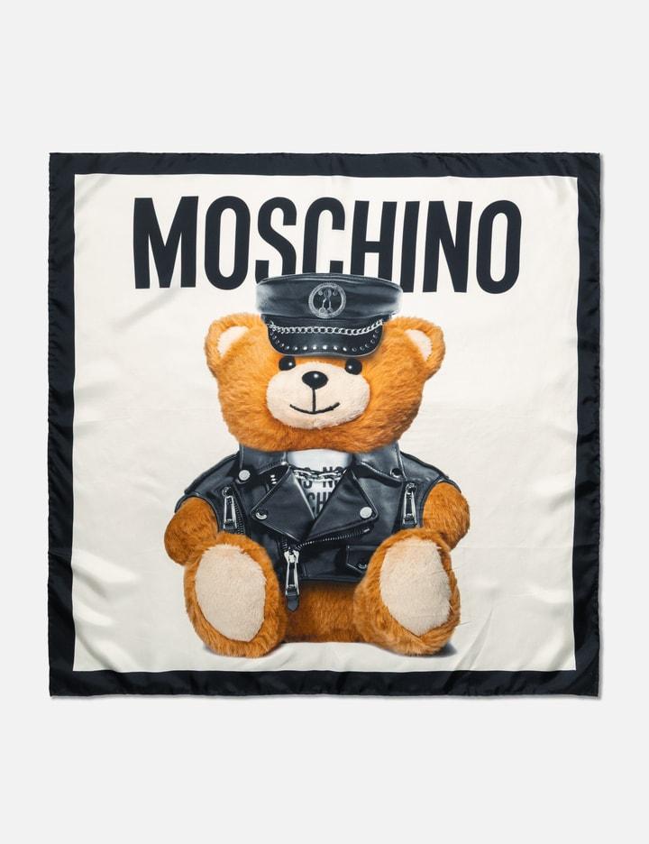 Bear Silk Scarf by MOSCHINO