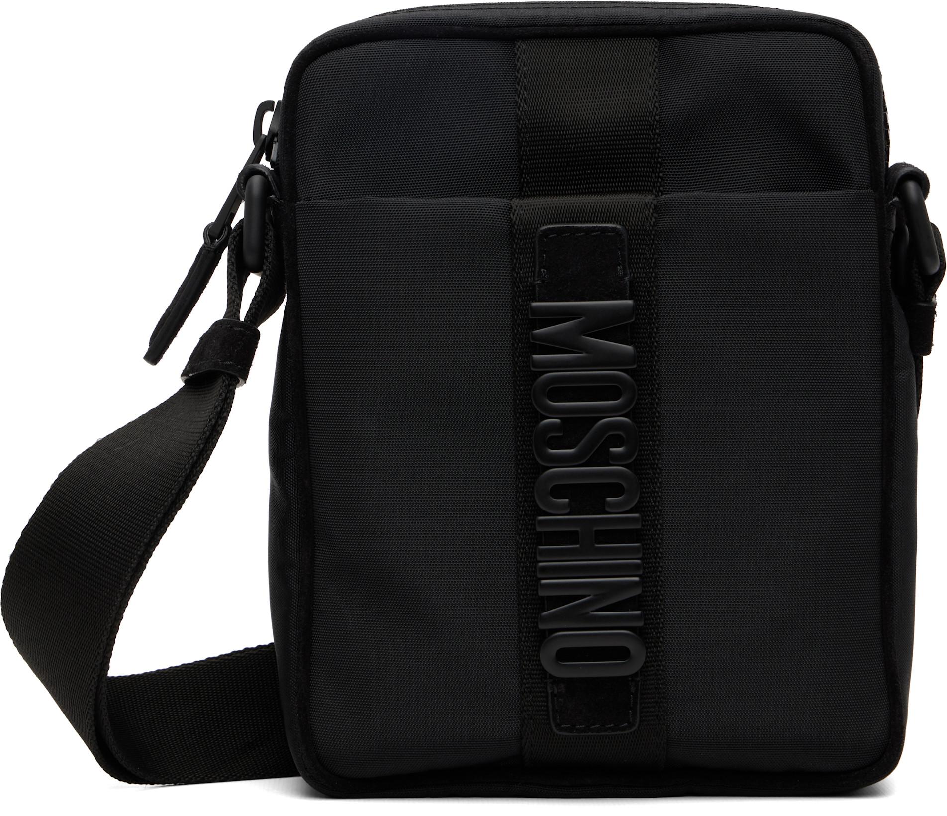 Black 'Carry Me' Bag by MOSCHINO