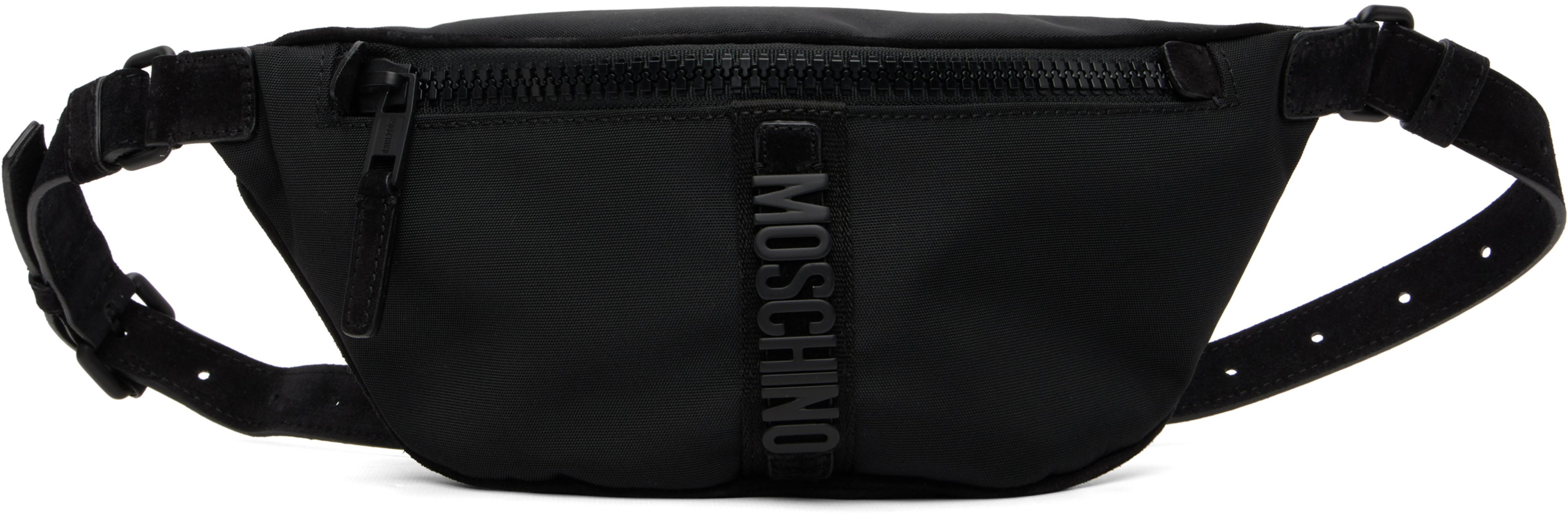 Black 'Carry Me' Belt Bag by MOSCHINO