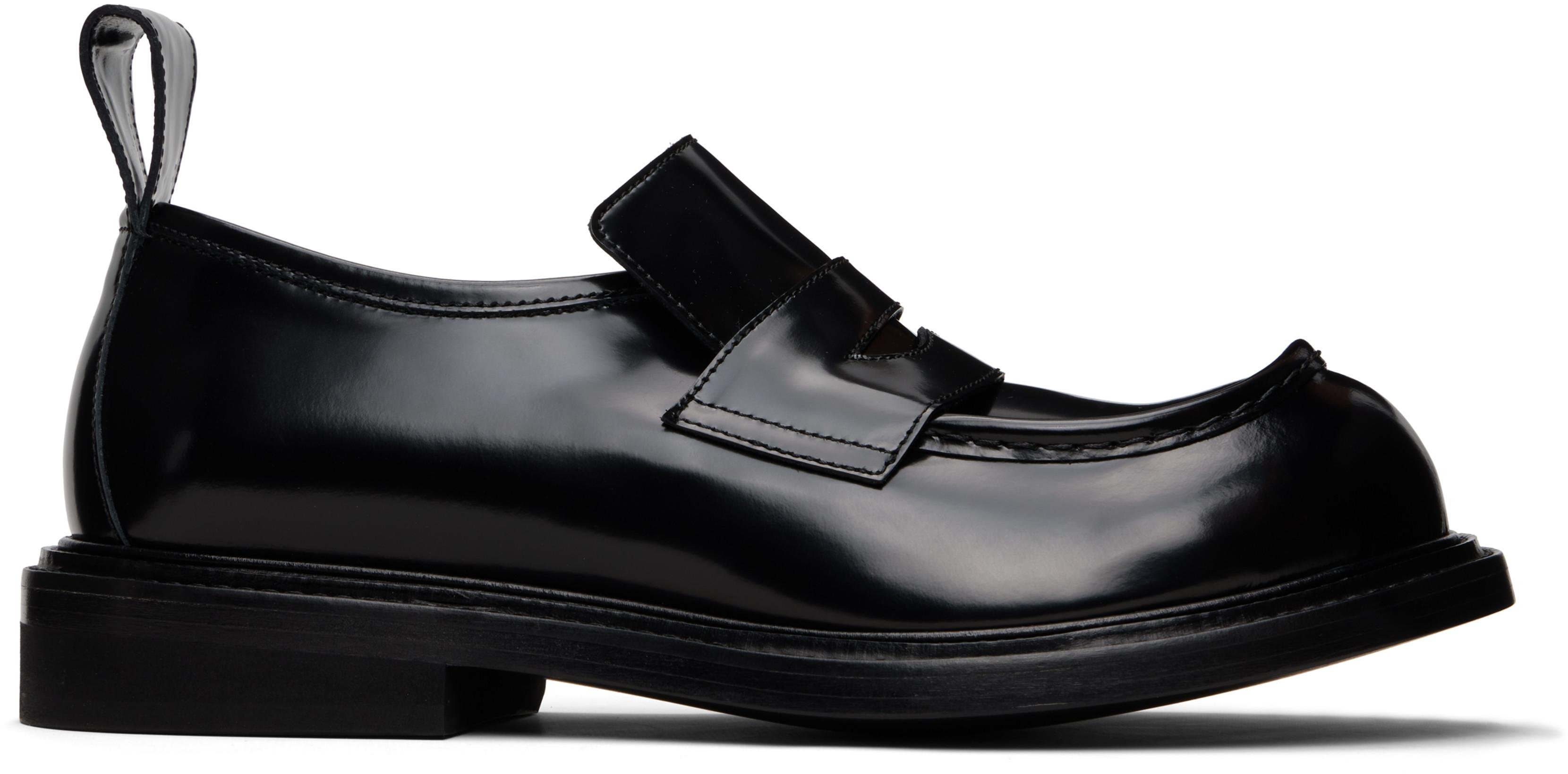 Black Oliver Loafers by MOSCHINO