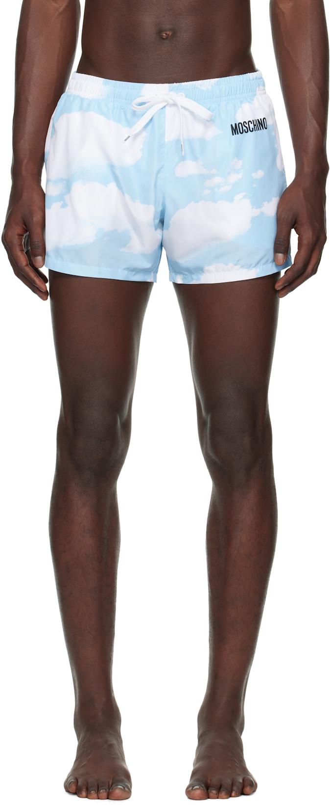 Blue Archive Clouds Swim Shorts by MOSCHINO