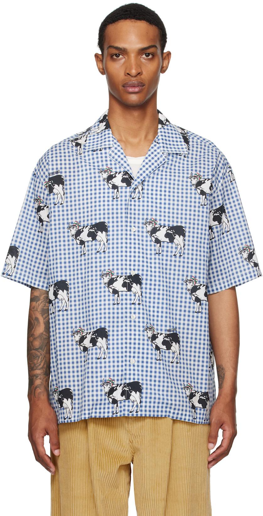 Blue Archive Cow Shirt by MOSCHINO