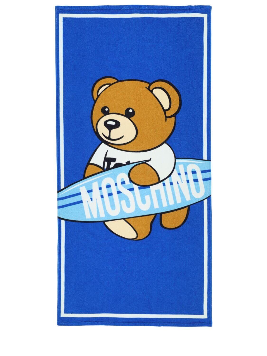 Cotton Terry Towel by MOSCHINO