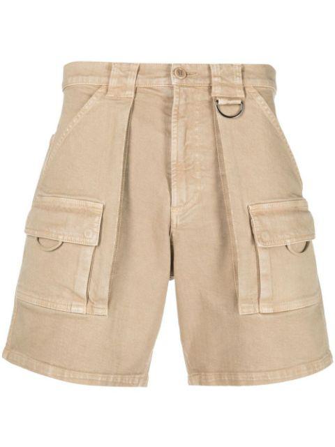 D-ring detail cargo shorts by MOSCHINO