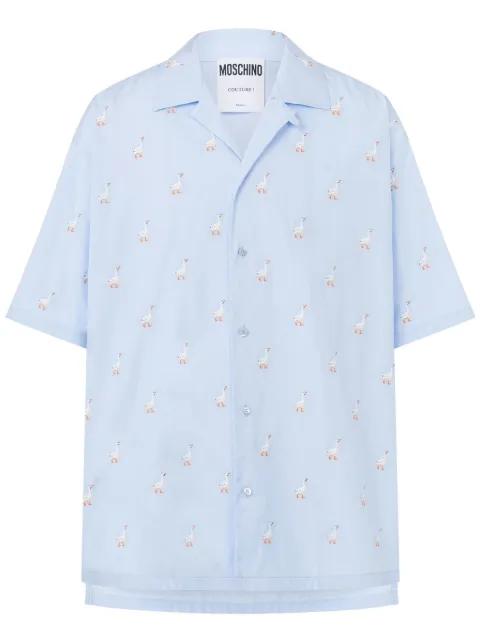 Duck-print shirt by MOSCHINO