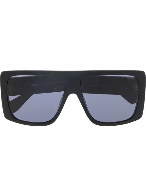 square-frame logo sunglasses by MOSCHINO EYEWEAR