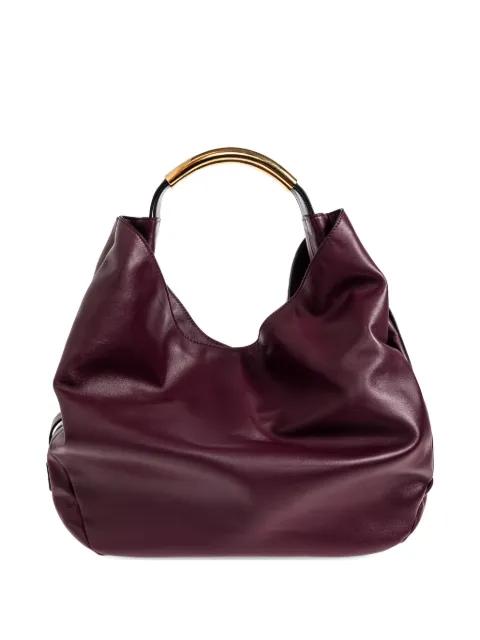 Handle Me logo-plaque tote bag by MOSCHINO