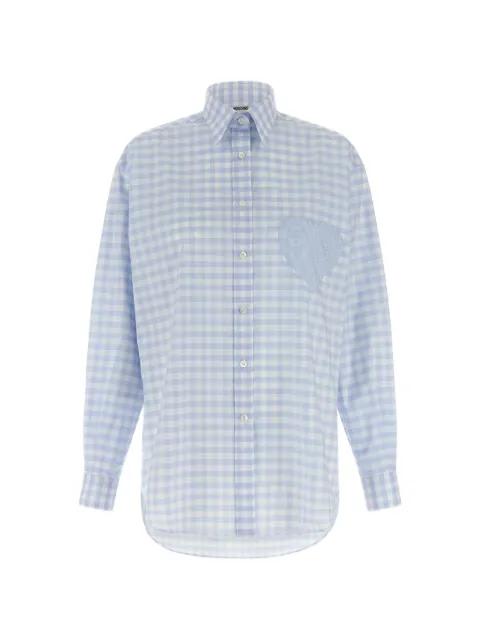 Heart Vichy shirt by MOSCHINO