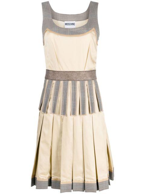 Inside Out pleated dress by MOSCHINO
