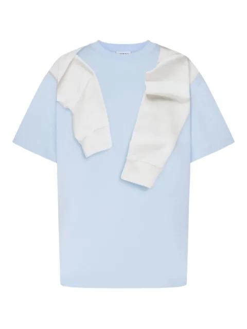 Trompe-l'œil print T-shirt by MOSCHINO JEANS