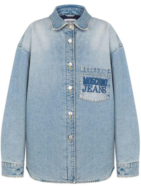 cotton denim jacket by MOSCHINO JEANS