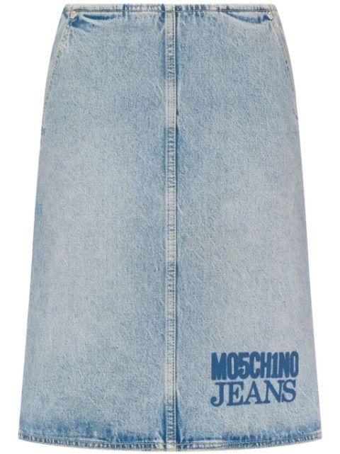 cotton pencil skirt by MOSCHINO JEANS