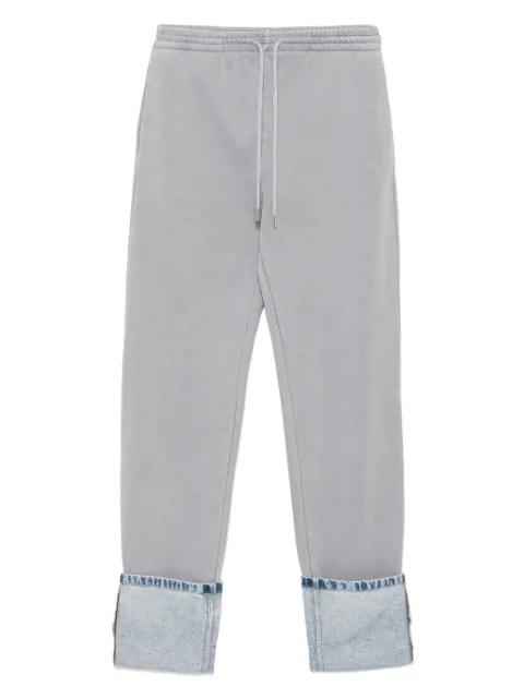 denim-trim trousers by MOSCHINO JEANS