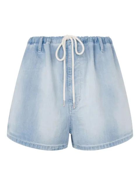 drawstring-fastening denim shorts by MOSCHINO JEANS