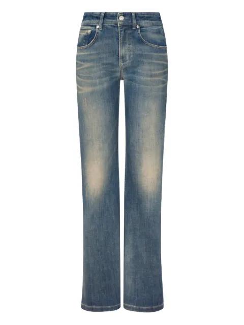five pockets flared jeans by MOSCHINO JEANS