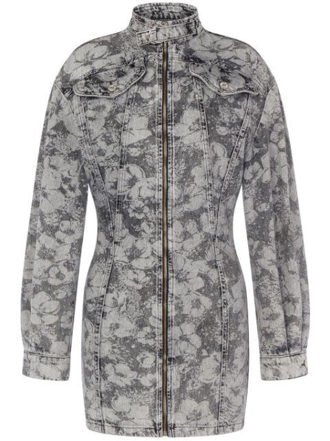floral denim dress by MOSCHINO JEANS