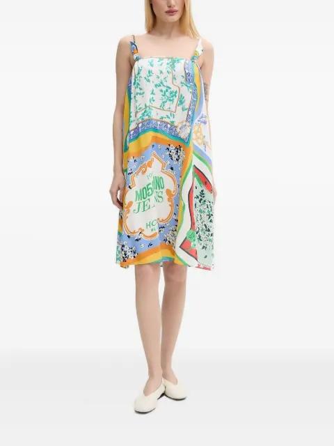 floral print midi dress by MOSCHINO JEANS
