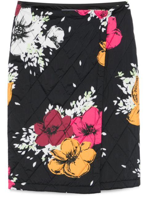 flower print wrap midi skirt by MOSCHINO JEANS
