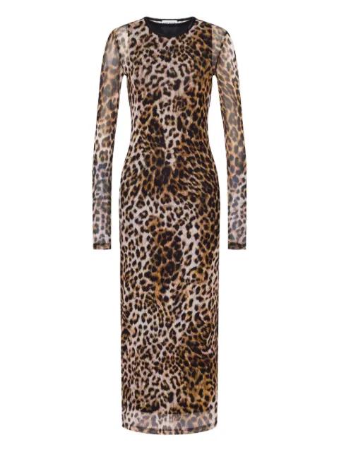 leopard-print maxi dress by MOSCHINO JEANS