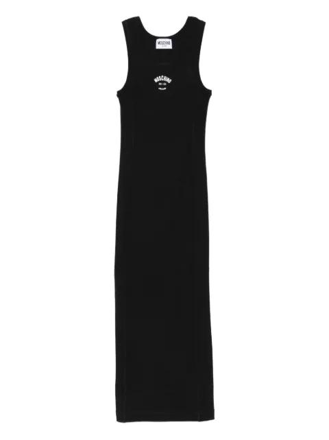 logo-embroidered maxi dress by MOSCHINO JEANS