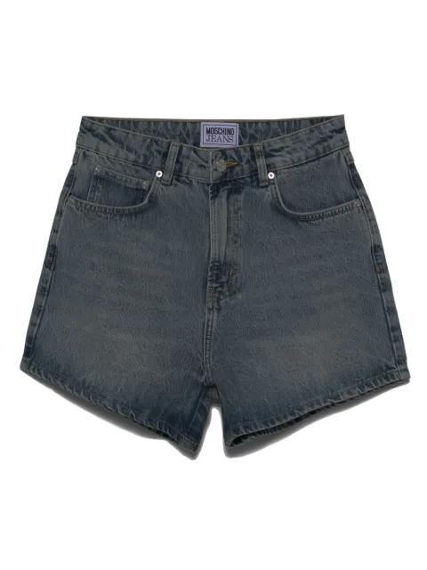 logo-patch denim shorts by MOSCHINO JEANS