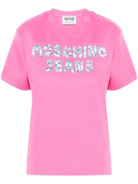 logo-print T-shirt by MOSCHINO JEANS