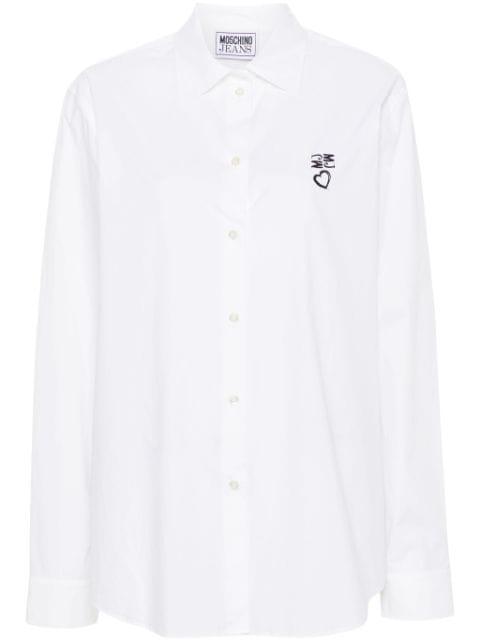 logo-print shirt by MOSCHINO JEANS
