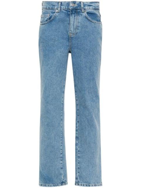 mid-rise straight-leg jeans by MOSCHINO JEANS