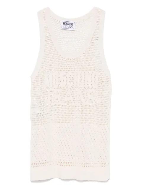 open-knit top by MOSCHINO JEANS
