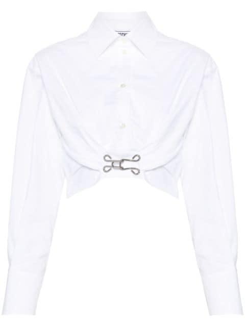 poplin cropped shirt by MOSCHINO JEANS