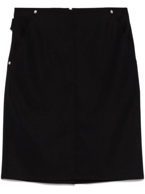 rear-slit mini skirt by MOSCHINO JEANS