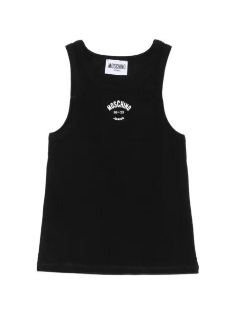 ribbed-knit tank top by MOSCHINO JEANS