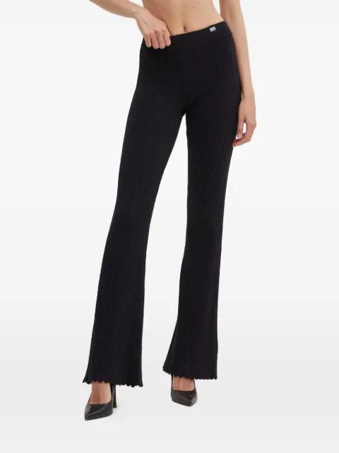 ribbed scalloped leggings by MOSCHINO JEANS