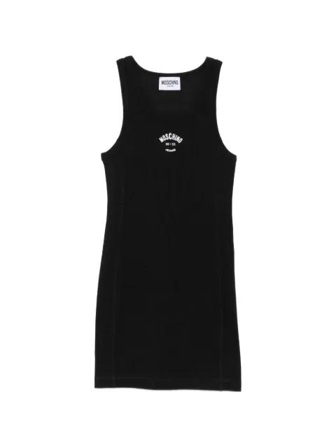 ribbed sleeveless mini dress by MOSCHINO JEANS