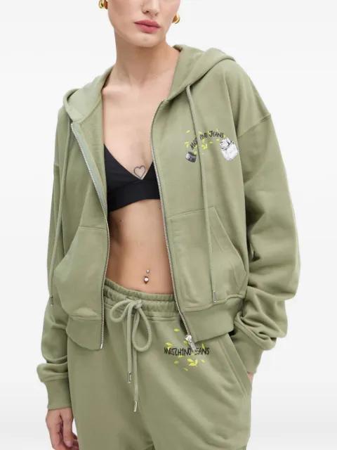 zip-fastening sweatshirt by MOSCHINO JEANS
