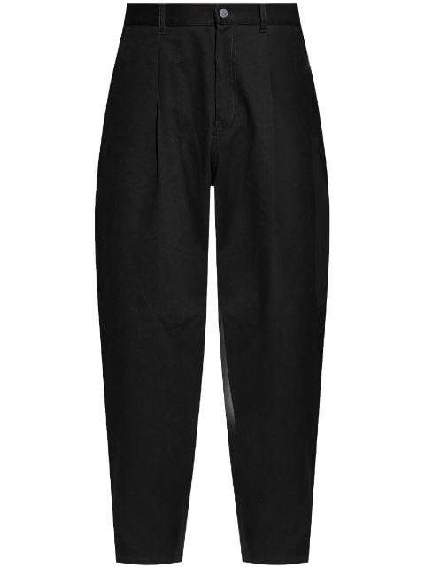 Logo patch trousers by MOSCHINO