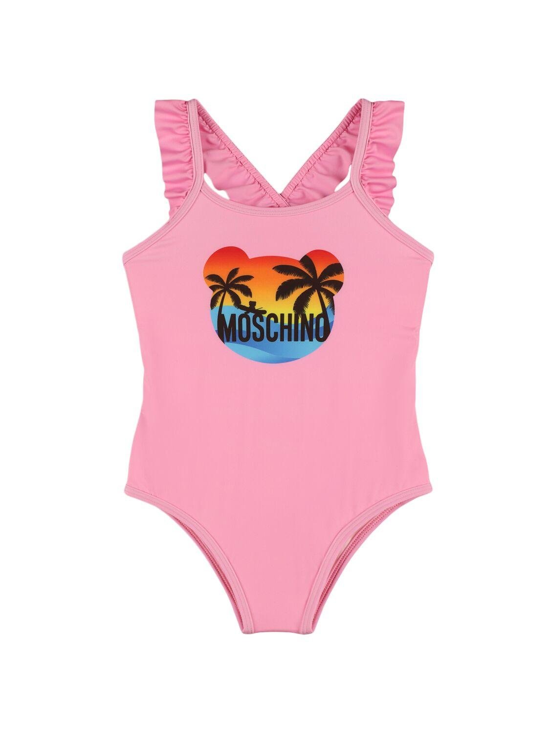 Lycra One Piece Swimsuit by MOSCHINO
