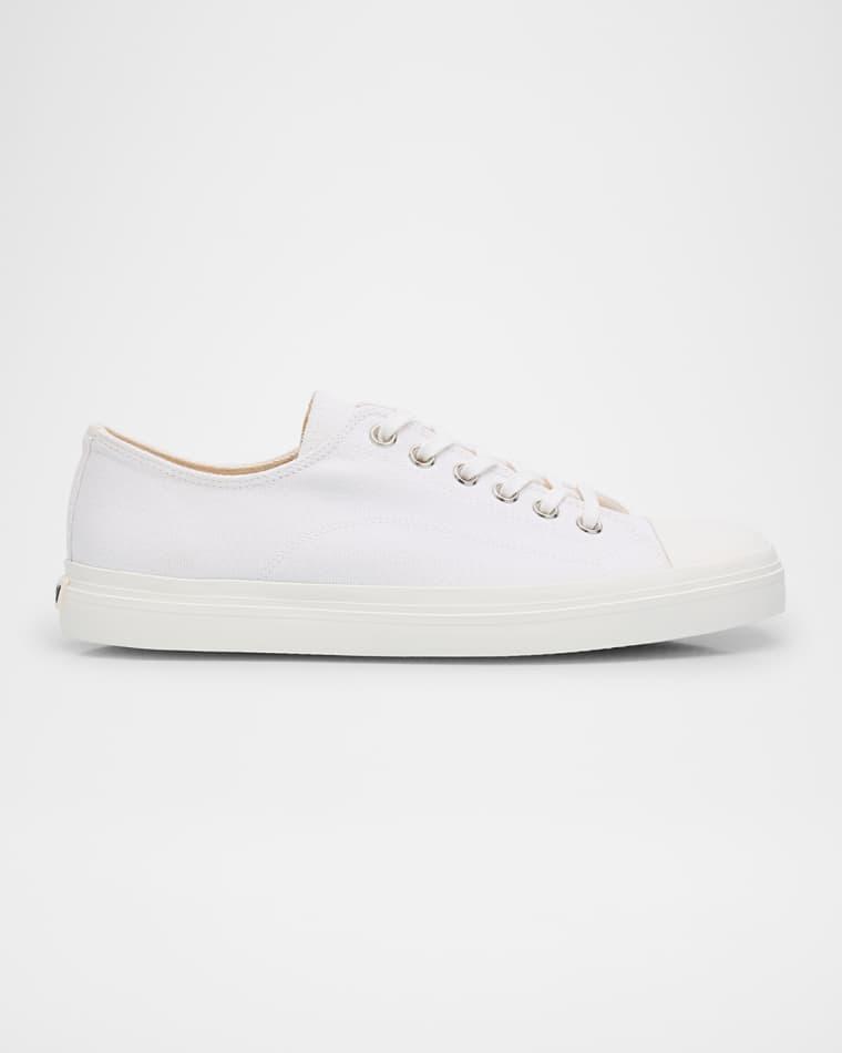 Men's Canvas Low-Top Sneakers by MOSCHINO