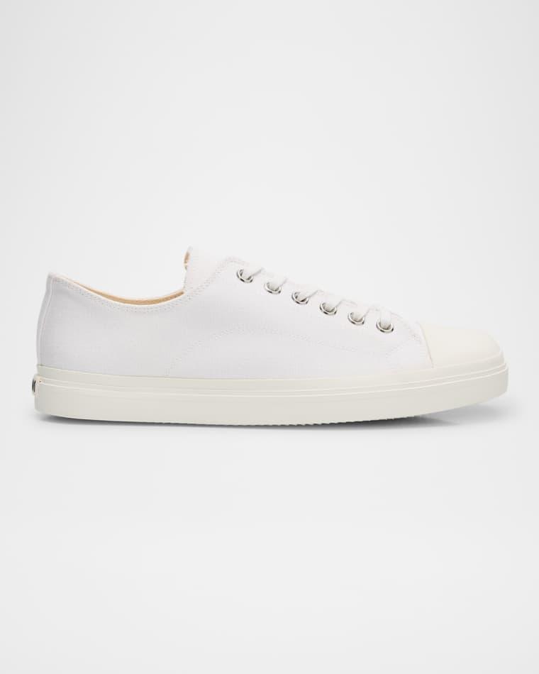 Men's Edge Canvas Cap Toe Low-Top Sneakers by MOSCHINO