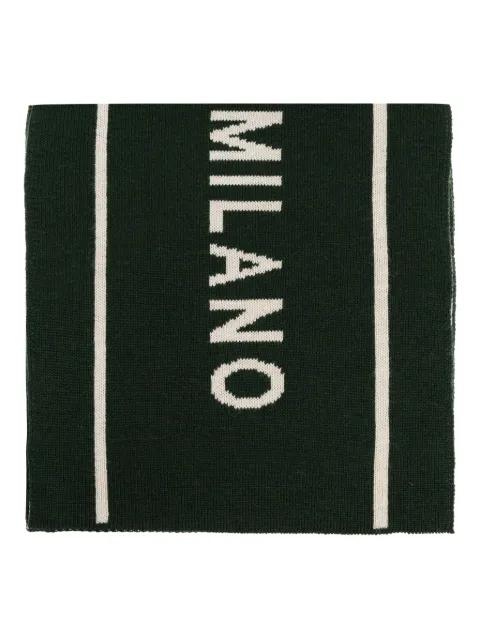 Milano-logo scarf by MOSCHINO