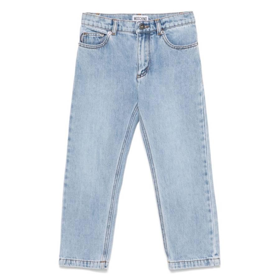 Moschino Boys Slim Fit Denim Jeans by MOSCHINO